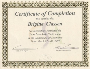 California Sushi School