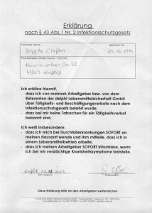 Erklärung Impfschutz