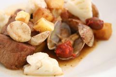 Am 3ten Tag gab es u.a. Carne de porco 'a Alentejana Am 3ten Tag gab es u.a. Carne de porco 'a Alentejana