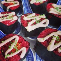 Rote-Bete-Sushi Rote-Bete-Sushi