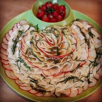 Kohlrabi-Carpaccio Kohlrabi-Carpaccio