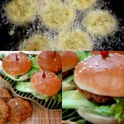 Thailändischer Fishcake-Miniburger Thailändischer Fishcake-Miniburger