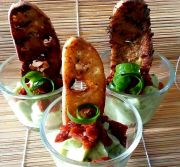 weiße Bohnenmousse mit Crostini weiße Bohnenmousse mit Crostini