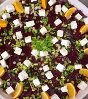 rote Bete-Carpaccio mit Feta