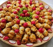 Minicroissant Kabanossi/Bergkäse Minicroissant Kabanossi/Bergkäse