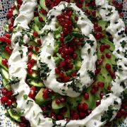 Avocado Tahina Joghurt-Granatapfel