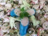 bayrischer Weisswurstsalat bayrischer Weisswurstsalat