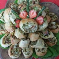 Flammkuchen-Happen-Primavera