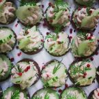 Häppchen mit Forellenmousse Häppchen mit Forellenmousse