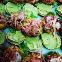 Kichererbsen-Burger Kichererbsen-Burger