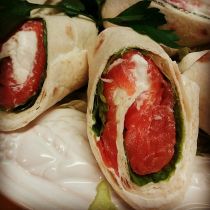 Lachs-Wrap