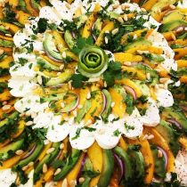 Mozzarella-Mango-Avocado