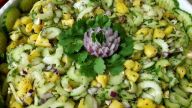 scharfer Gurken-Ananas-Salat scharfer Gurken-Ananas-Salat
