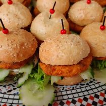 Süßkartoffel-Burger Süßkartoffel-Burger