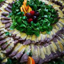 Tafelspitz mit Honig-Senf-Dressing