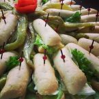 vegetarische Mozzarella-Burger vegetarische Mozzarella-Burger